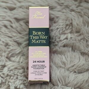 Too Faced Born This Way Matte Foundation - Pink and Black